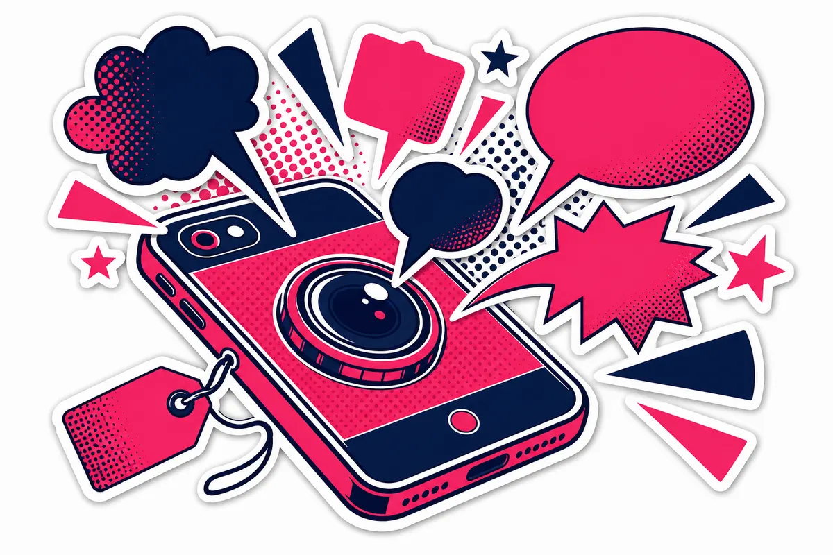 Ilustração: Comentários para Instagram