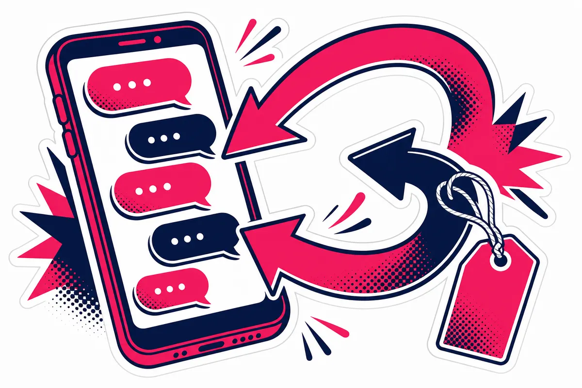 Ilustração: Compartilhamentos para Threads