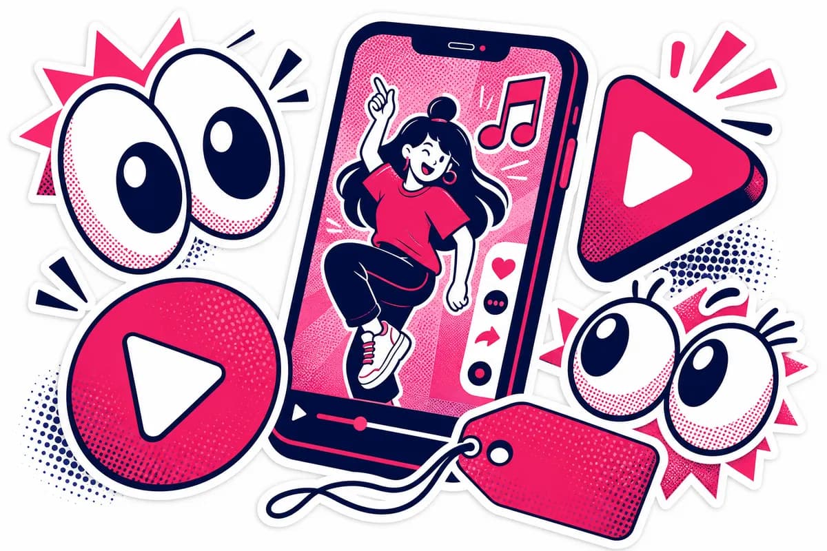 Ilustração: Visualizações para TikTok